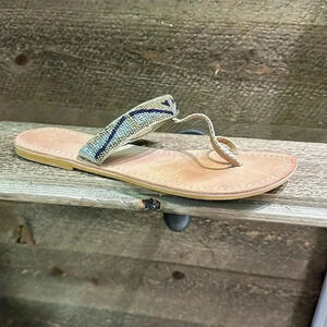 Star Mela Kai Sandals with toe loop size 38 7.5/8